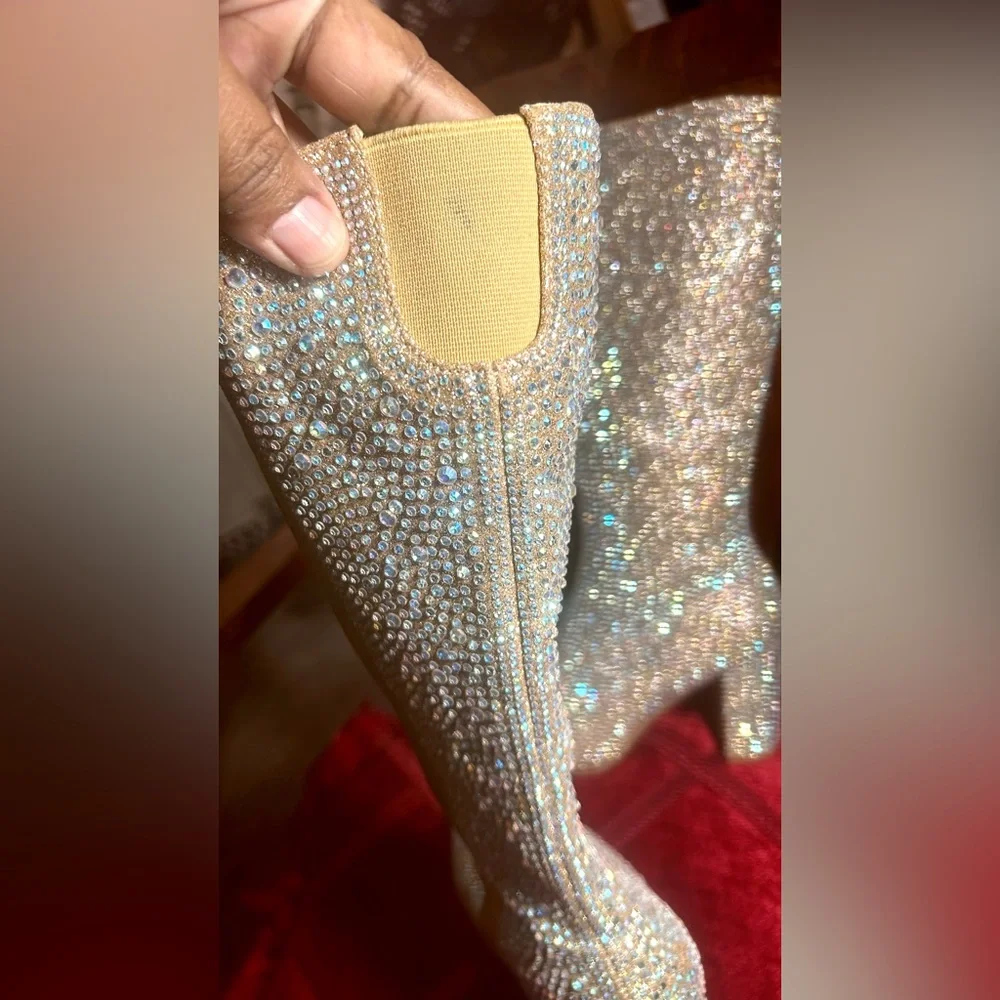 *SALE*Mid-Calf Rhinestone Boot:UC - Picture 12 of 12